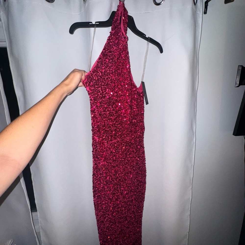 Sparkling Pink Sequin Dress